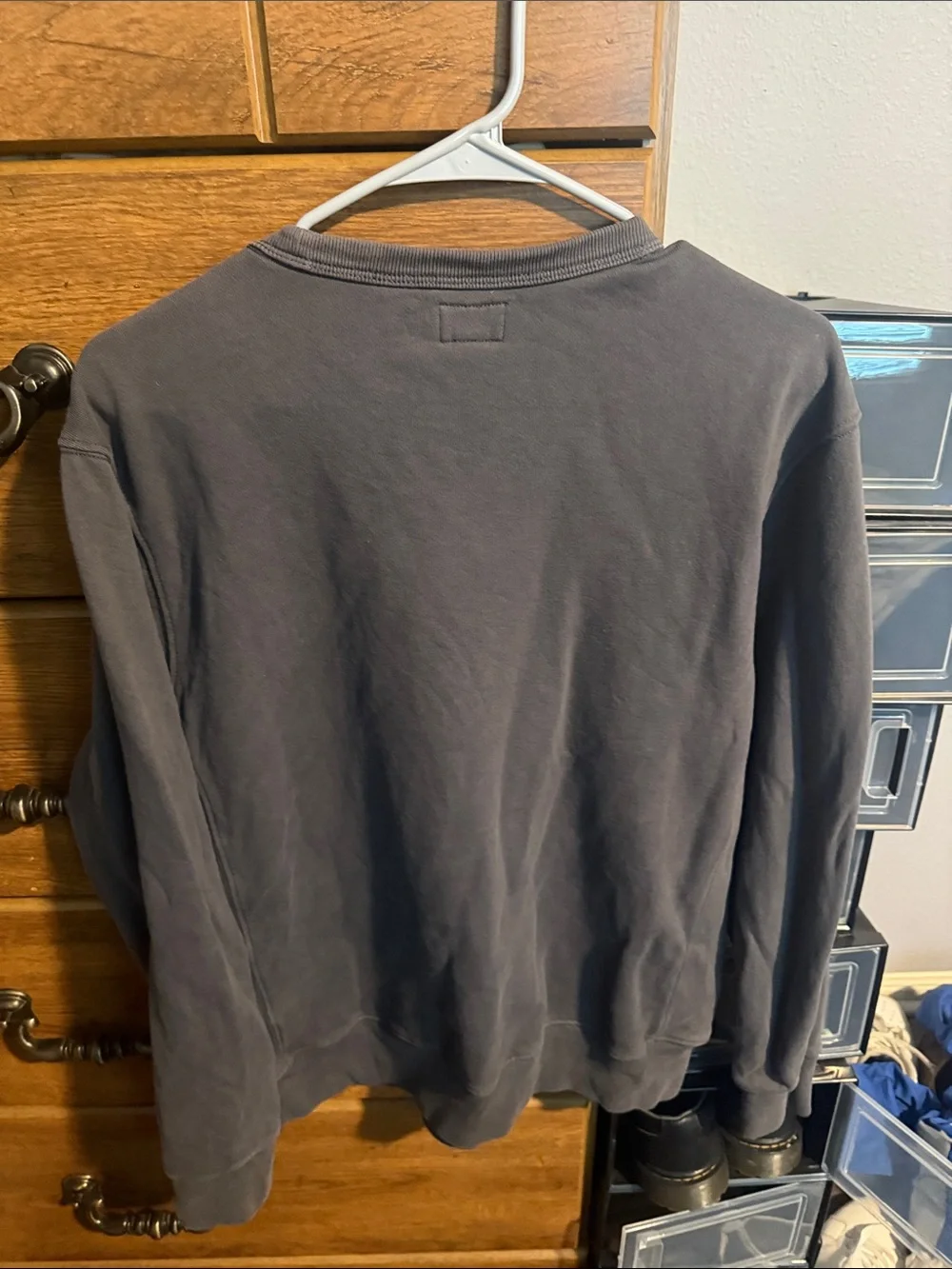 J. Crew Men's Crewneck Sweatshirt - Charcoal